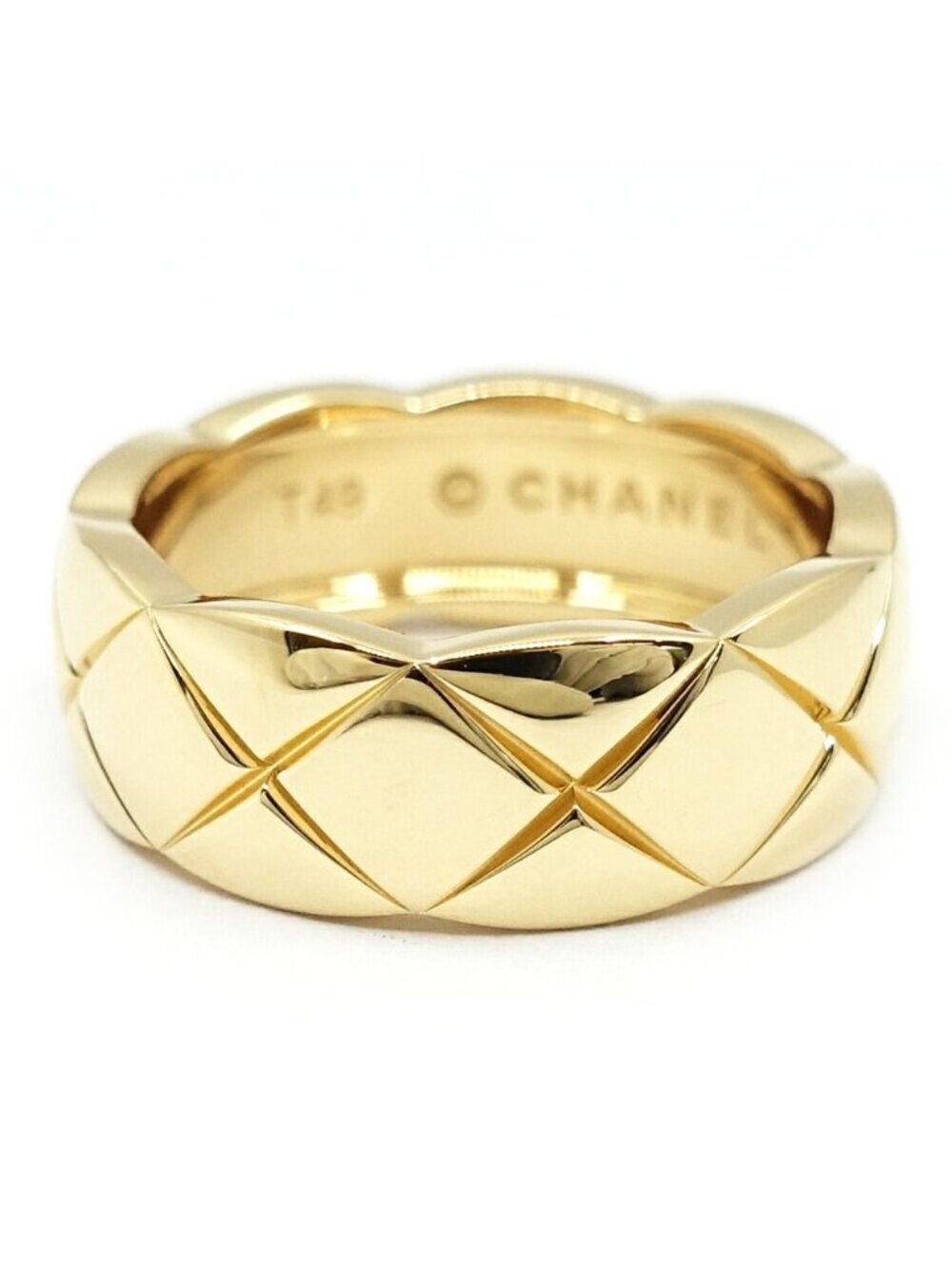Chanel 18k Yellow Gold Coco Crush Ring